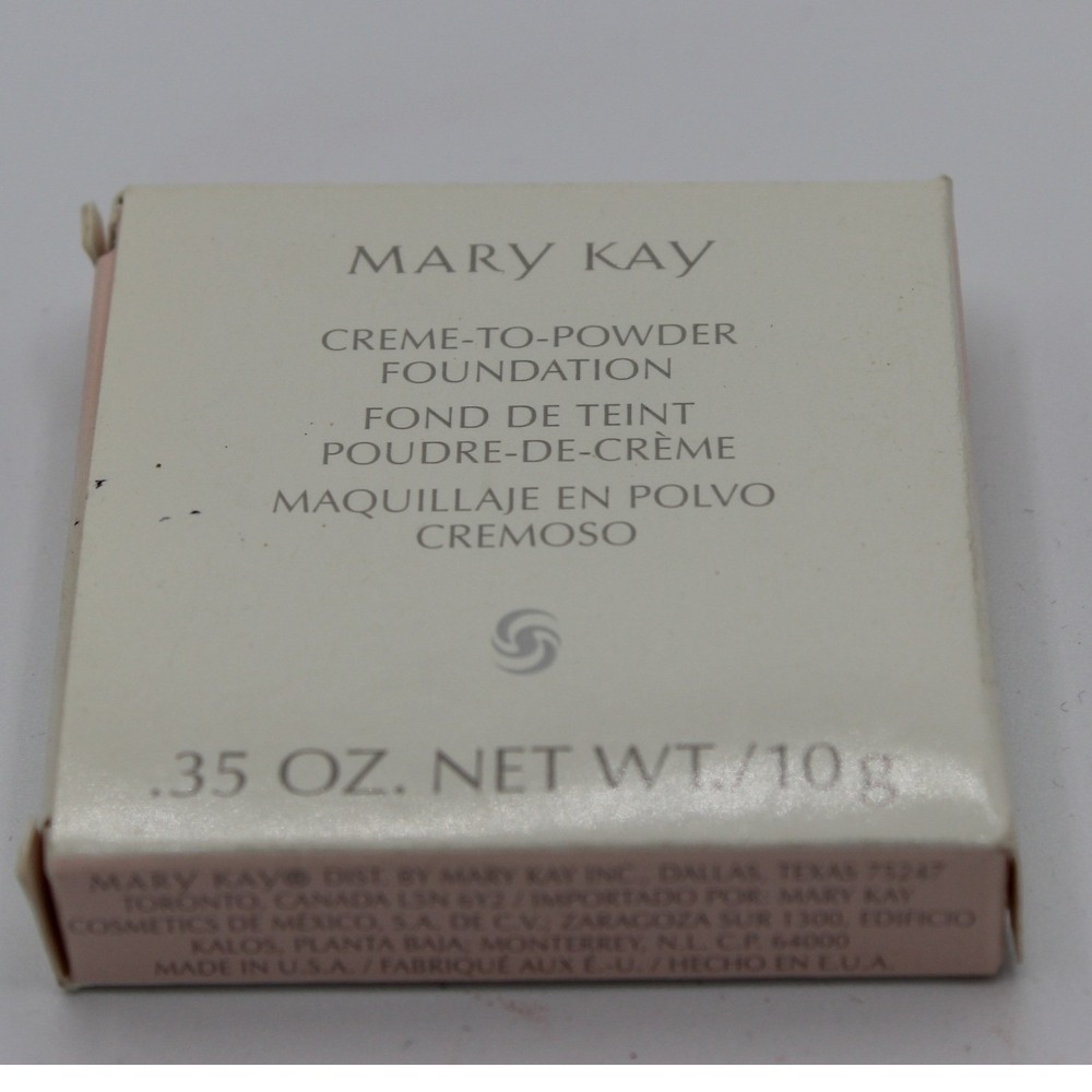 Mary Kay Creme-to-Powder Foundation Ivory 0.5 Matte Finish Oil-Free 0.35oz 10g